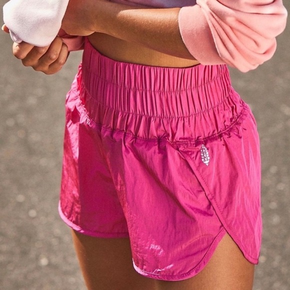 Free People Pants - Free People Movement The Way Home Shorts Passion Fruit Hot Pink Small